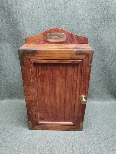 Vintage holz schlüsselschrank - holz,